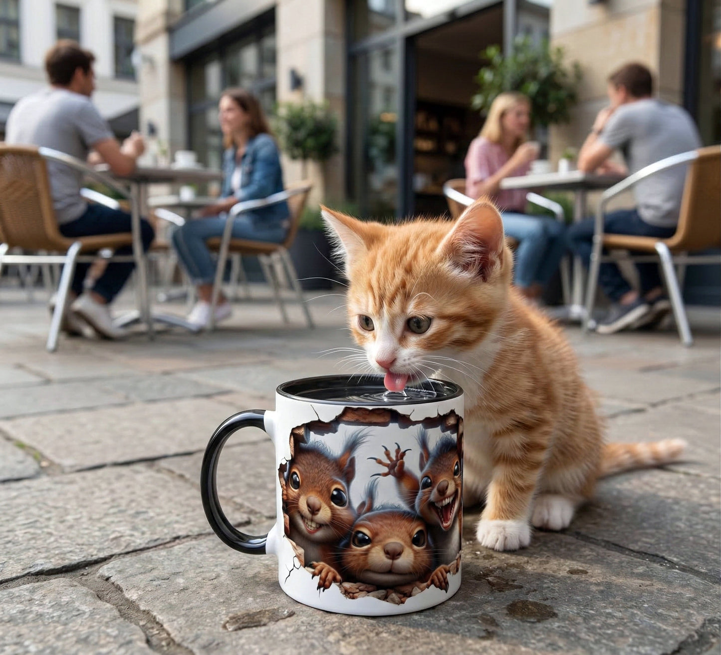 Squirrels In A Mug