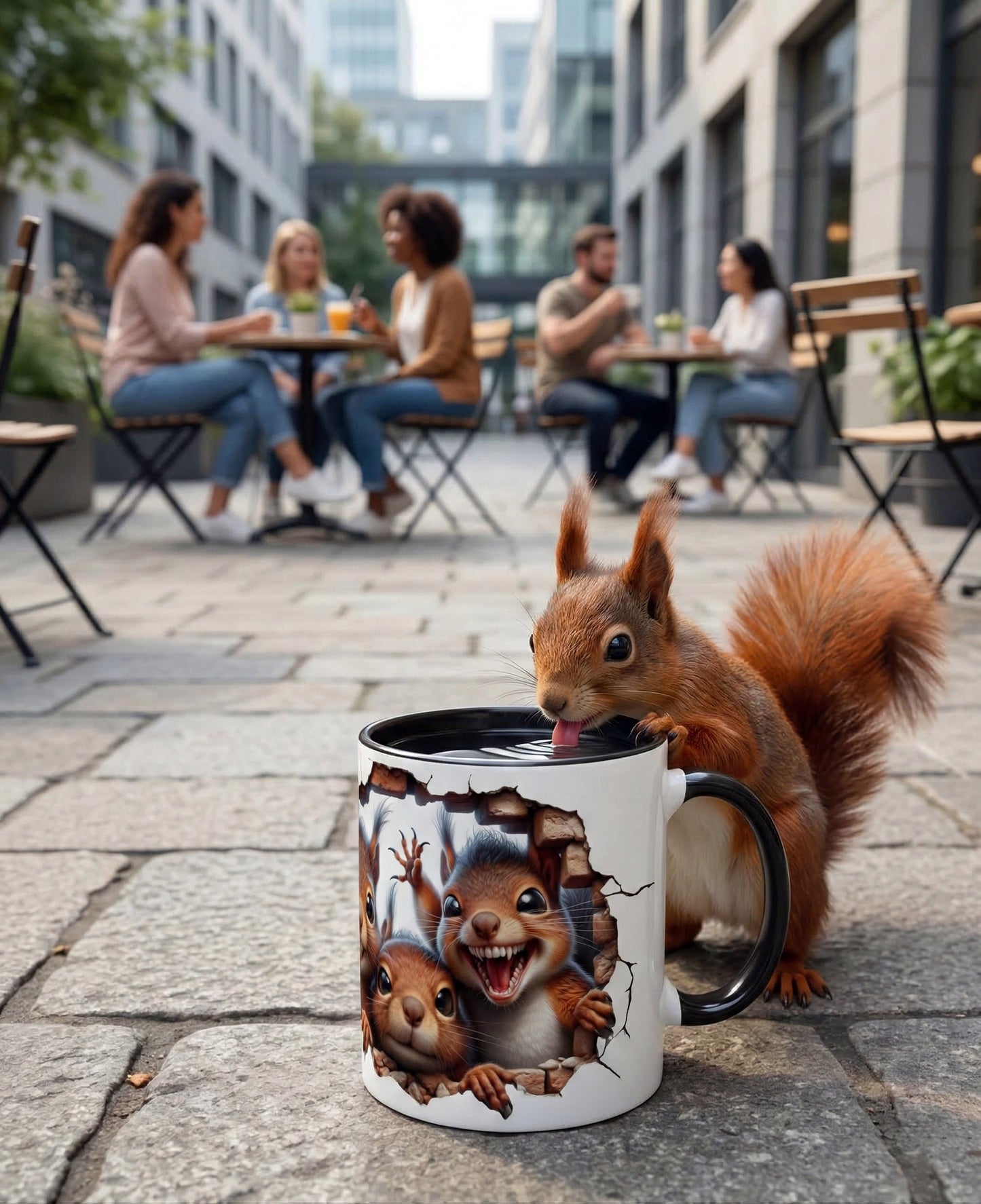 Squirrels In A Mug